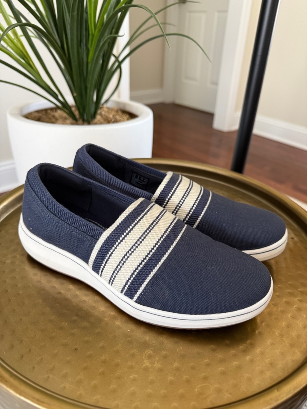 Clarks Women's Breeze Sky Mist Navy - Picture 7 of 9